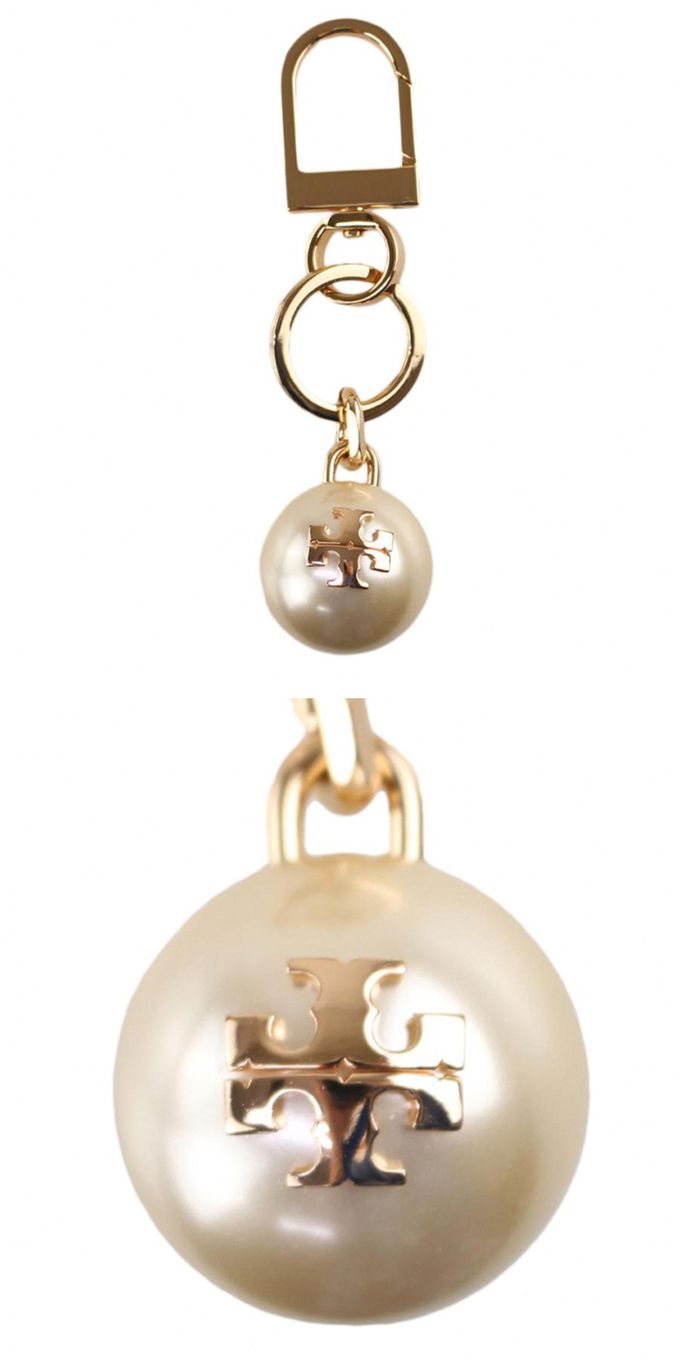 TORY BURCH - 造型鑰匙圈 (珍珠)