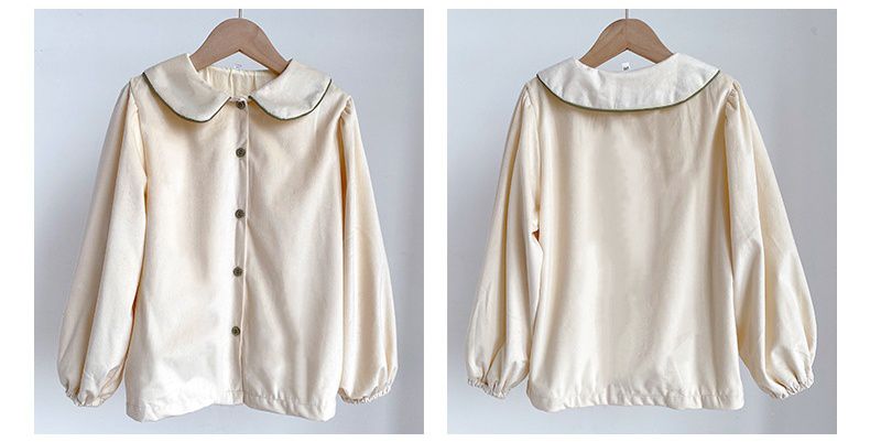 木耳邊燈籠半身裙-紅色