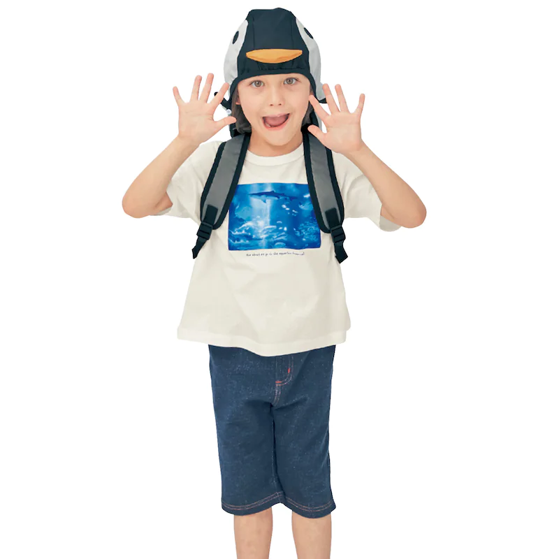 日本千趣會 - GITA 天竺棉印花短T-水母-深藍