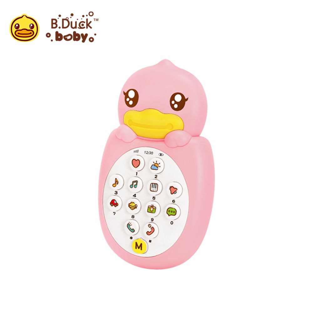 B.Duck 小黃鴨 - 寶寶音樂手機-粉色