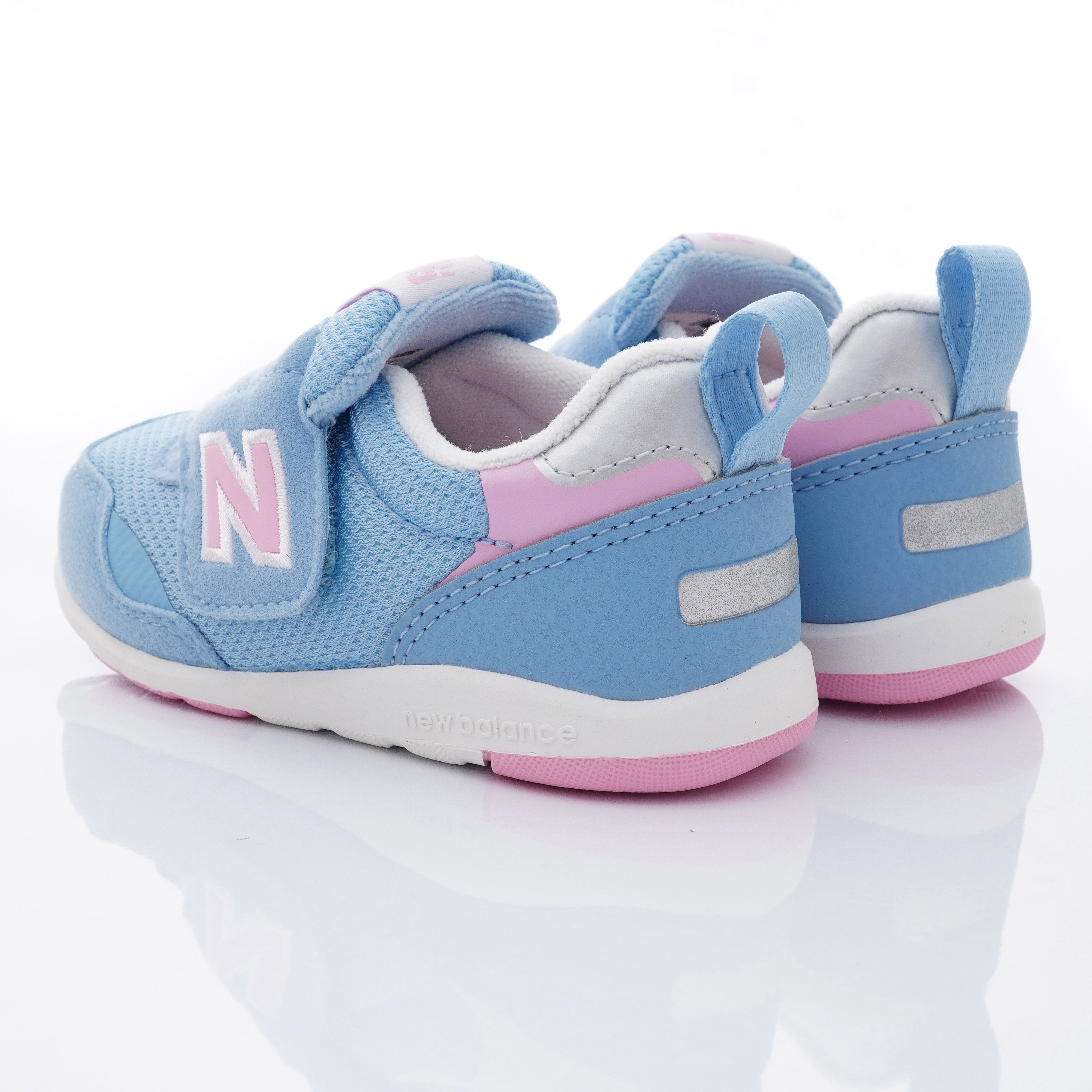 New Balance - NB313系列大絆帶休閒鞋款(小童段)-淺藍/粉紅