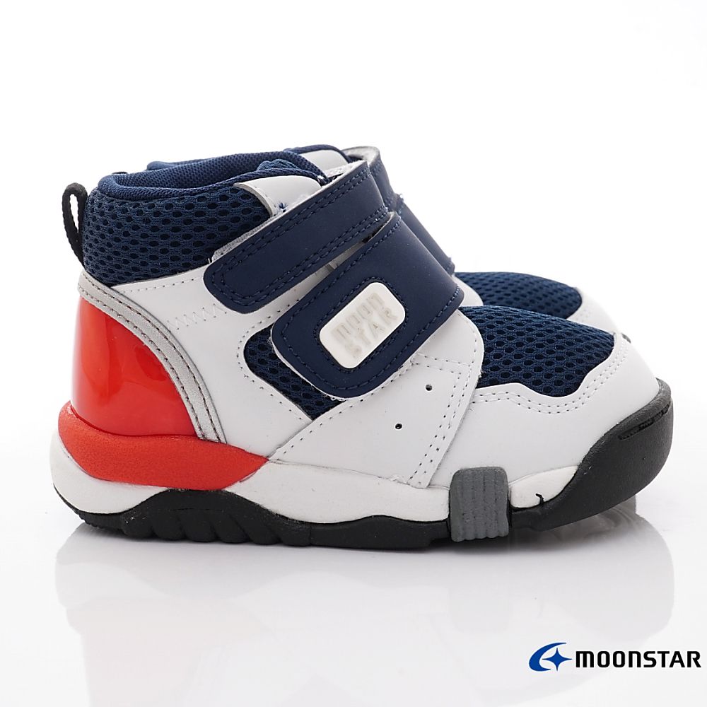 Moonstar日本月星 - 物理師推薦護踝專業矯正機能款-多附一雙鞋墊(中小童)-運動鞋-深藍