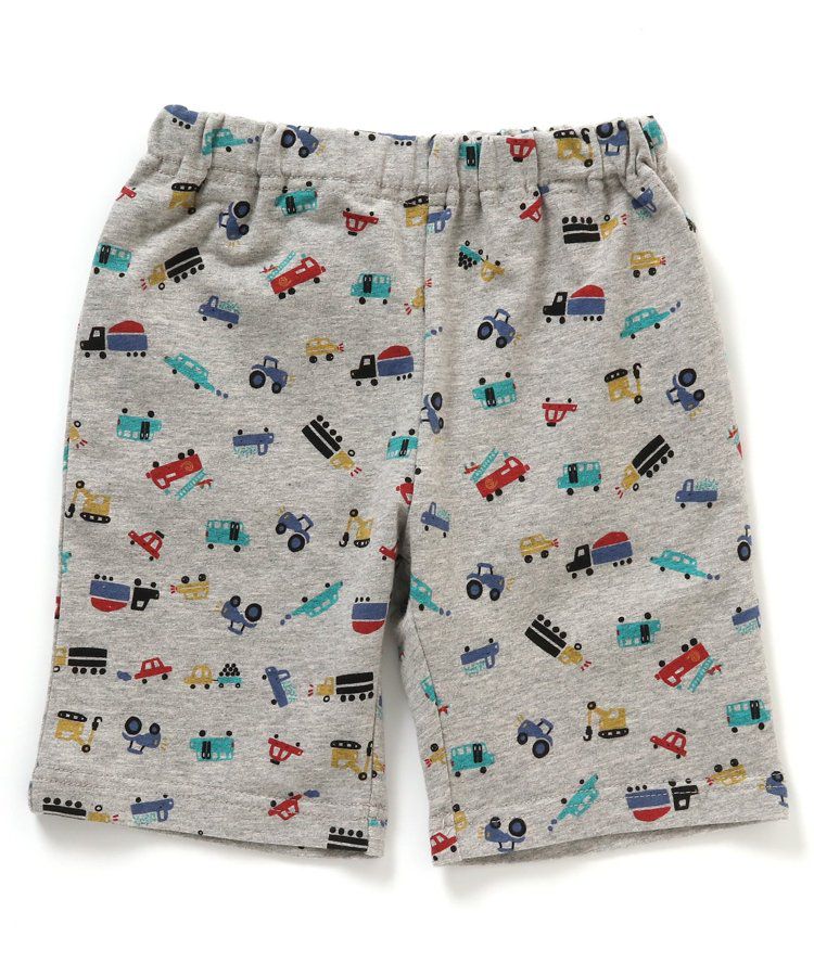 日本 BREEZE - 熱銷！百搭休閒印花短褲-乳牛紋-黑白