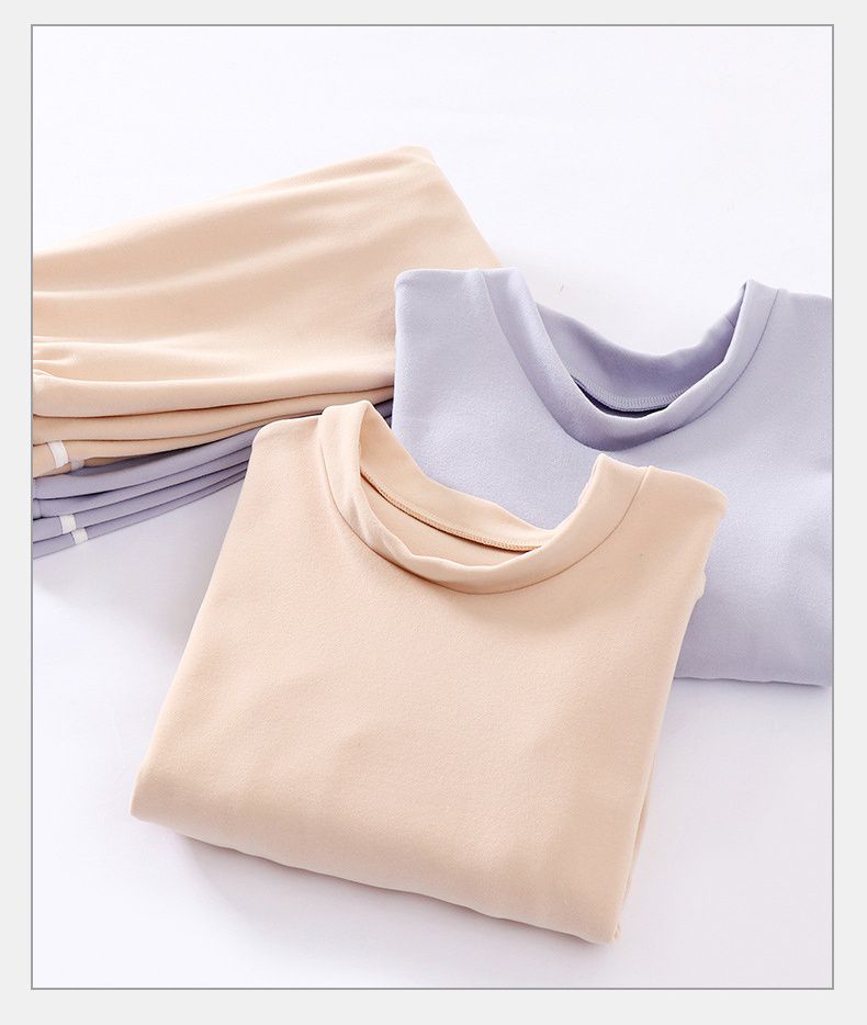 MAMDADKIDS - 雙面絨保暖長袖家居服套裝-橘紅色