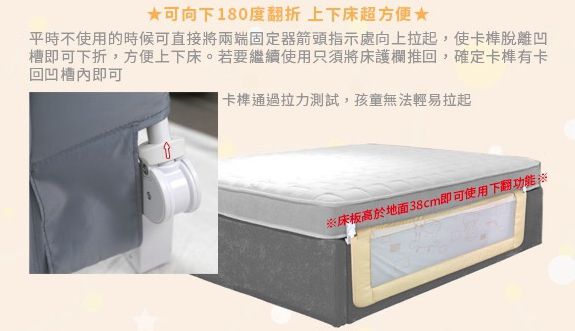福利品下殺價【YODA 床圍、護欄】垂直升降款更安全更省空間