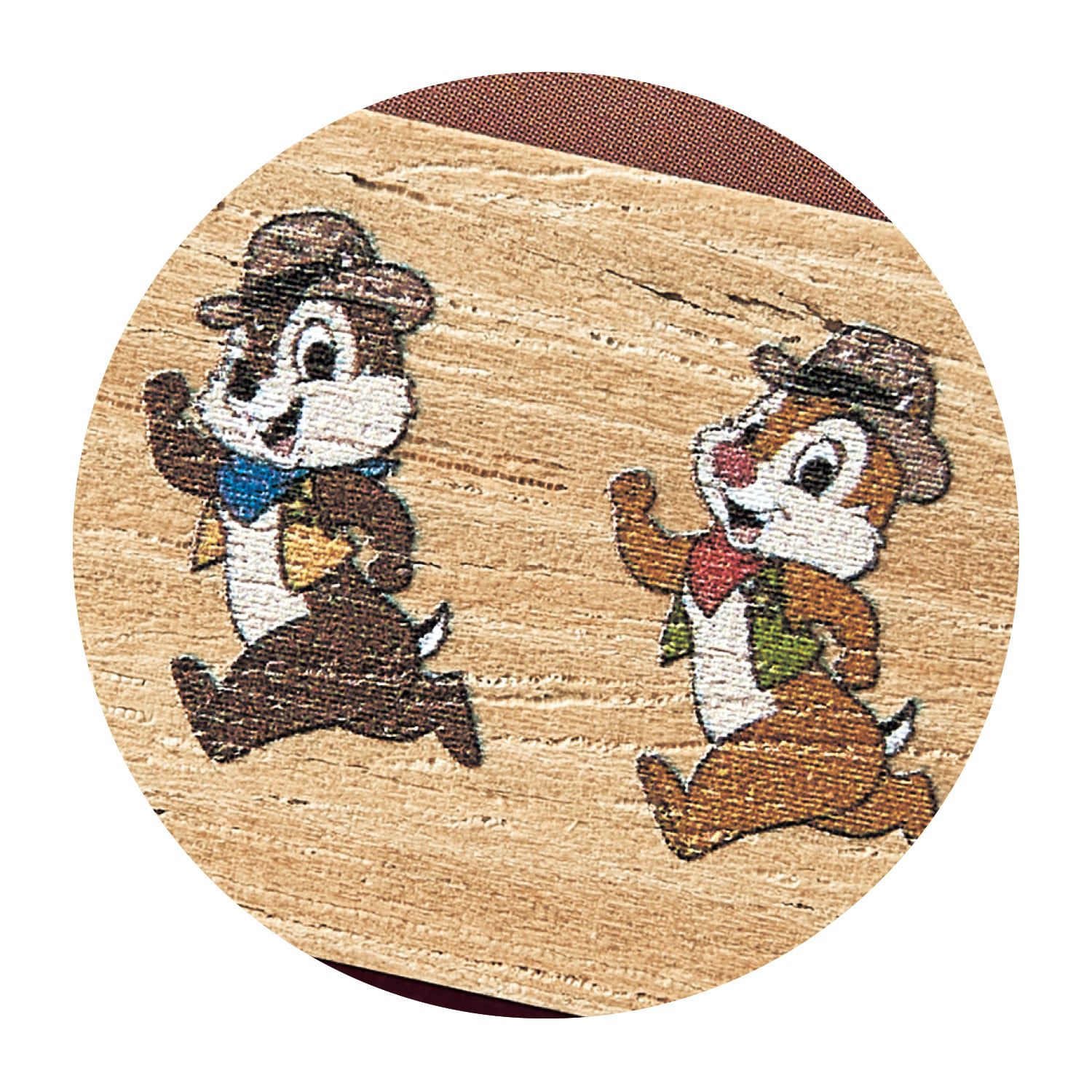 日本千趣會 - 聯名款 木紋相框型的明信片相本(50枚)-卡通人物維尼