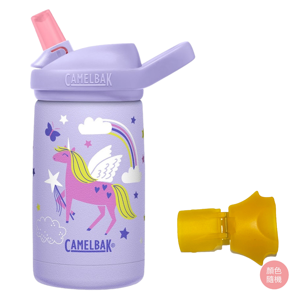 CamelBak - 【贈防塵蓋】eddy+ 兒童吸管雙層不鏽鋼保溫瓶-魔幻獨角獸-350ML