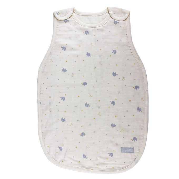 akachan honpo - angelette四層棉紗防踢被-深灰色 (50～80cm)