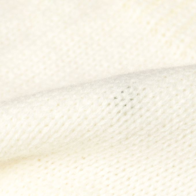 akachan honpo - 針織帽-水果刺繡-米白色