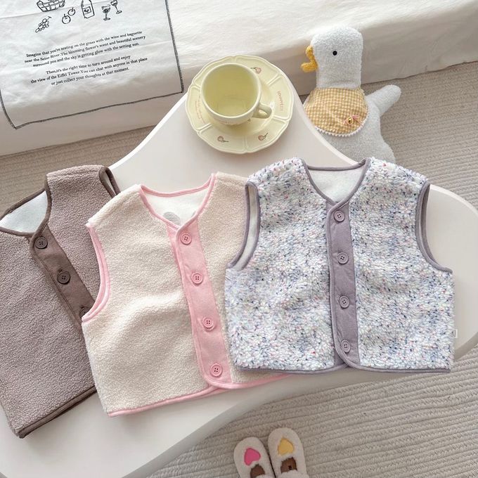 羔羊絨可愛動物保暖舒適小背心