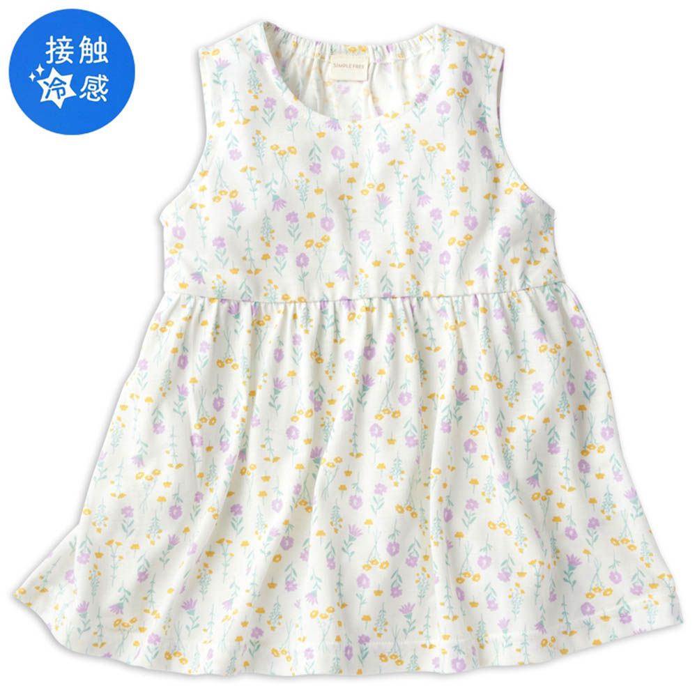 涼感洋裝-象牙白色