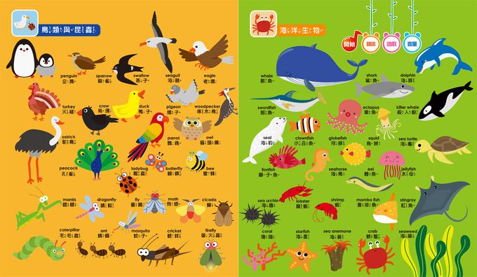 會說話的認知啟蒙觸控有聲學習書-中英台三語發音+23個生活主題+550個詞語