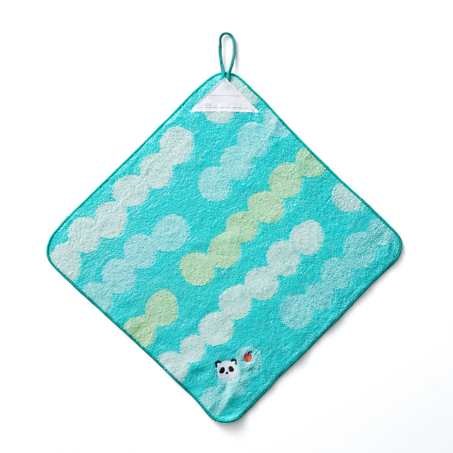 日本千趣會 - 動物刺繡純棉吸水手帕(同色2件組)-兔子-粉 (34×34cm)