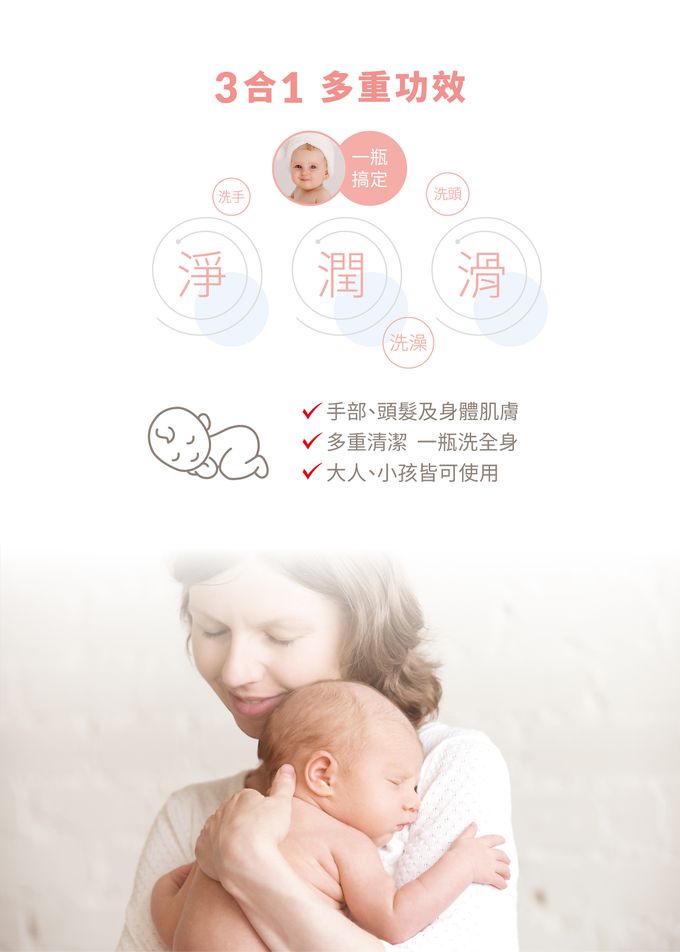 美國 UNID - U寶淨膚慕斯Baby Cleansing Foam-新包裝-420ML