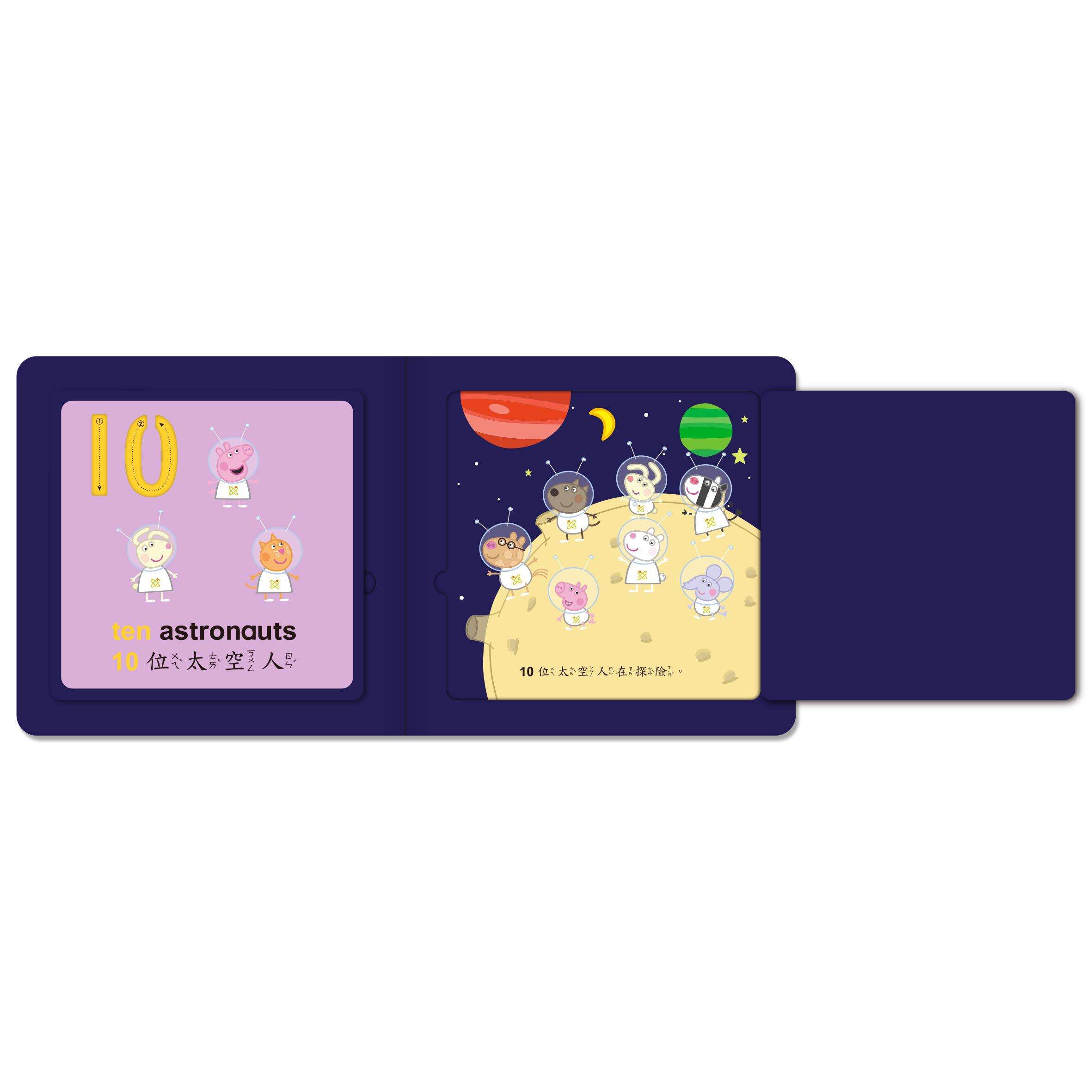 Peppa Pig 學數字123