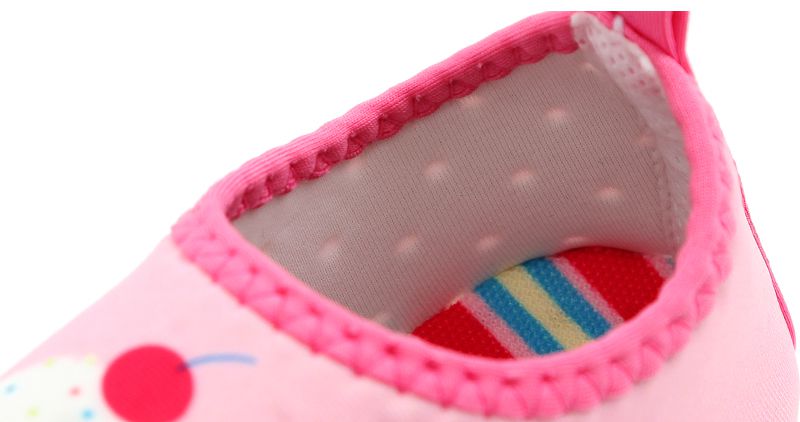 韓國 OZKIZ - 潛水布面輕量/防滑兒童沙灘鞋/戲水鞋-冰淇淋