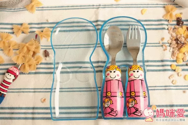美國 EAT 4 FUN 幼兒 316 不鏽鋼可愛餐具