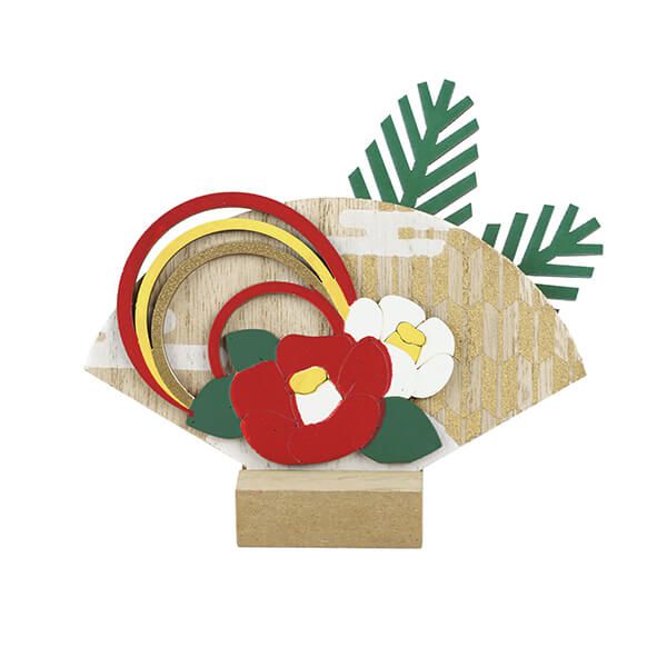 日本代購 - 木製日本新年擺飾/掛飾-注連繩 (W22.5×H22×D1.3cm)