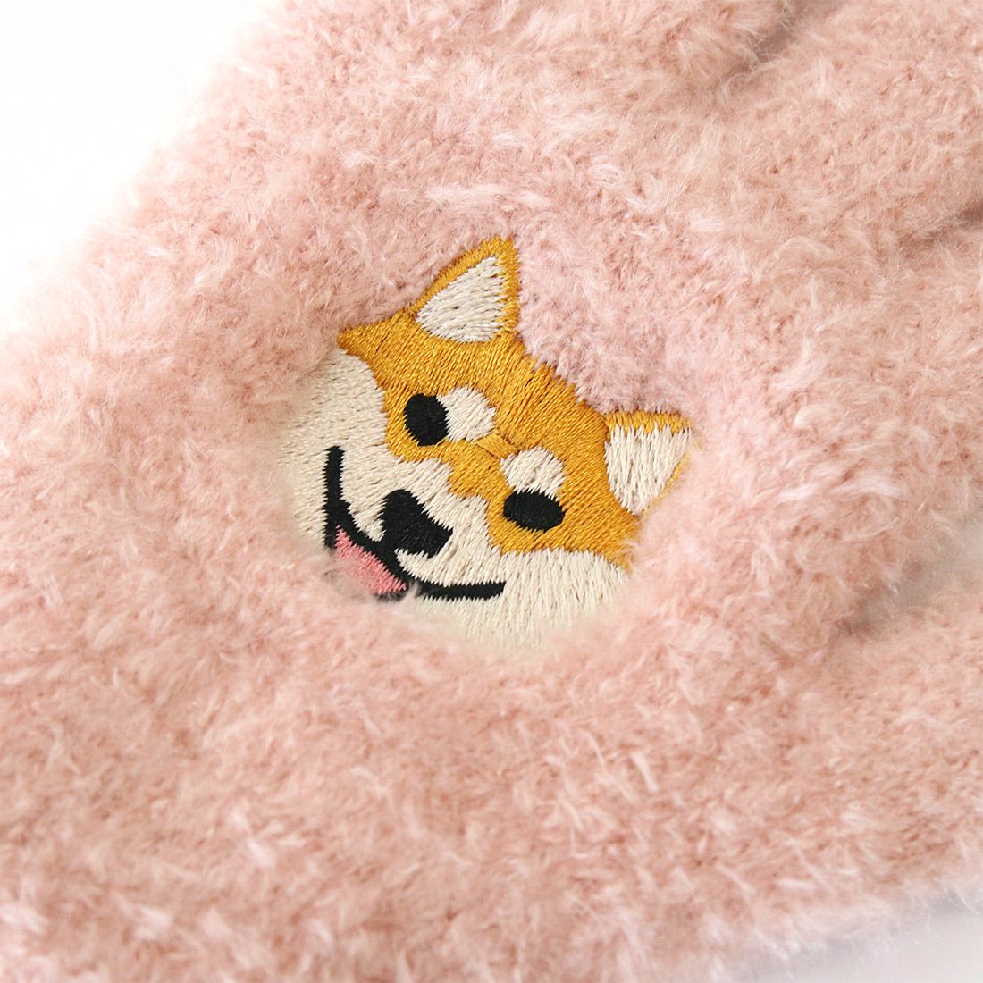 日本 TOMO - 兒童可觸控短絨保暖手套-長尾山雀-水藍