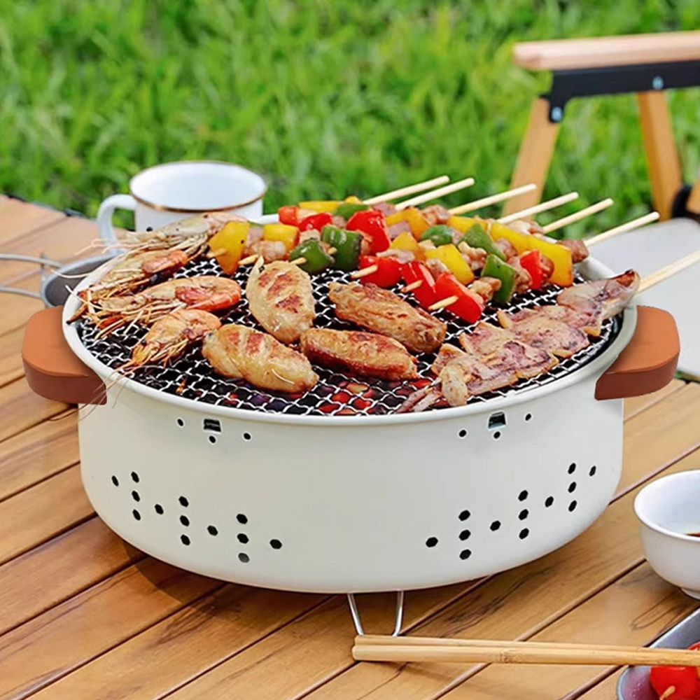 多功能戶外燒烤爐/煮茶烤肉炭烤爐/露營烤肉架