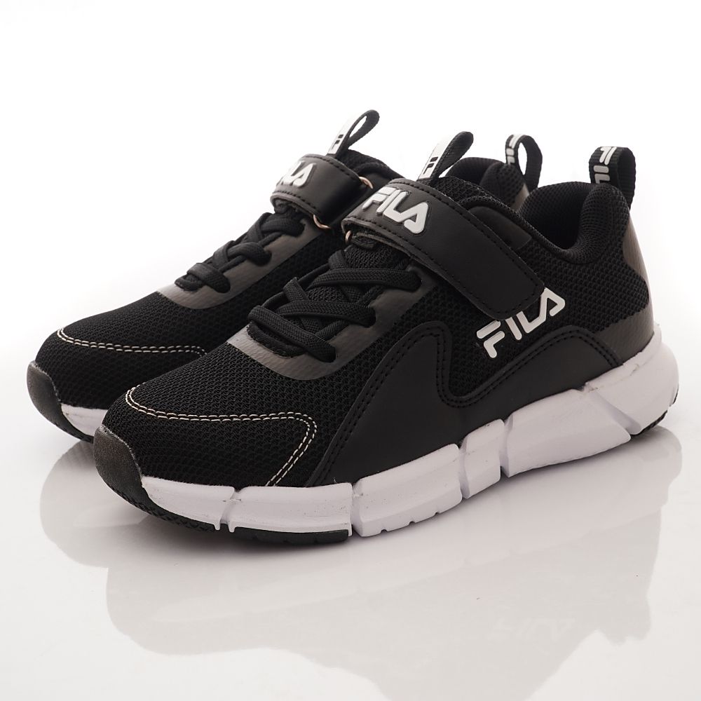 FILA - 輕量慢跑運動鞋(中大童段)-運動鞋-黑