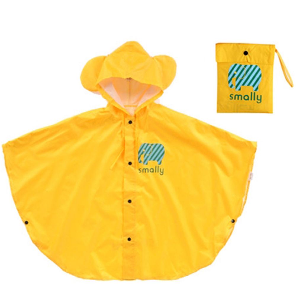 SMALLY - 兒童雨衣-雨披式-黃色
