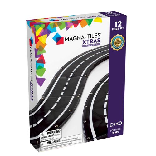 Magna-Tiles® - 磁力積木-魔幻磁力奔馳系列-魔幻磁力道路12件組