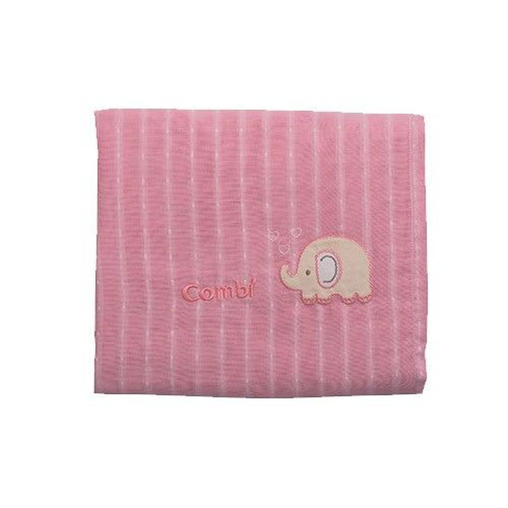 日本 Combi - 和風紗輕柔感雙面蓋被-粉色 (100x100cm)