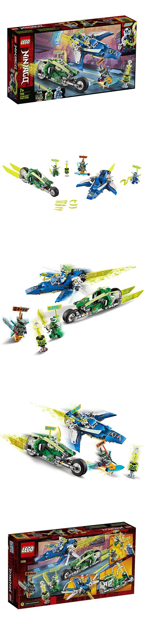 樂高 LEGO - 樂高 NINJAGO 旋風忍者系列 - 阿光和勞埃德的競速快車 71709-322pcs