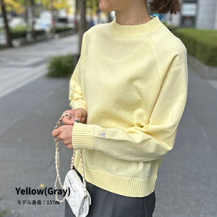 日本 ihuu - 酷甜愛心刺繡針織上衣-米杏