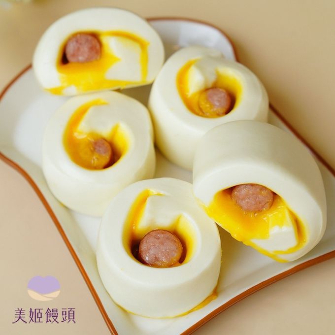 美姬饅頭 - 起司熱狗鮮乳饅頭捲