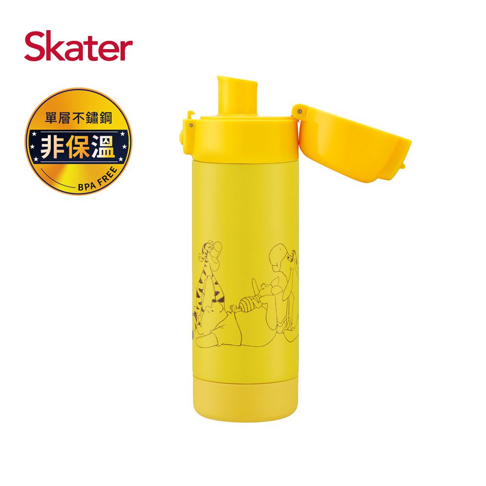日本 SKATER - 不鏽鋼冷水壺(500ml)直飲-維尼