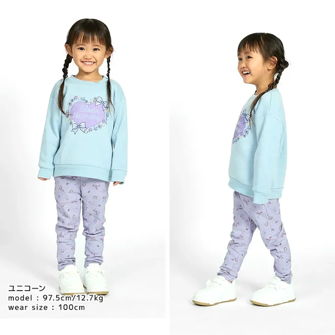 日本 ZOOLAND - 裏起毛 超彈力舒適長褲-車車-黑