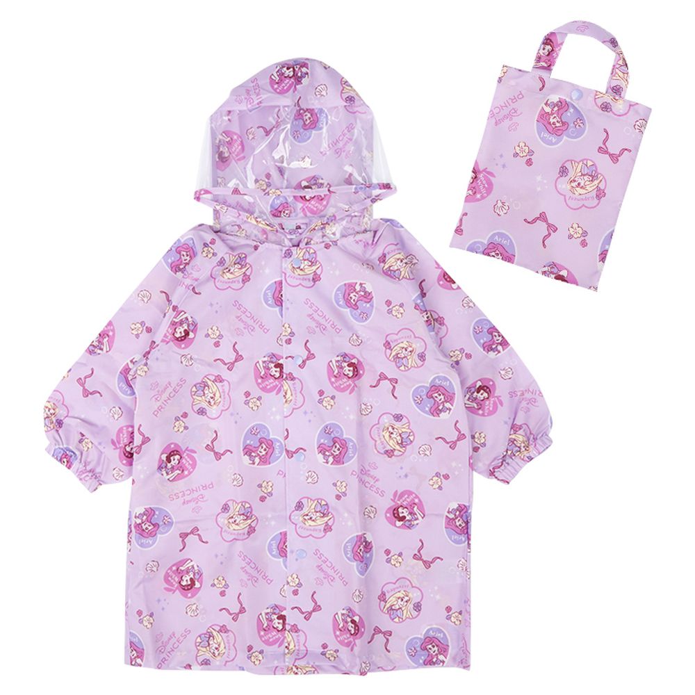 雨衣-公主-紫色