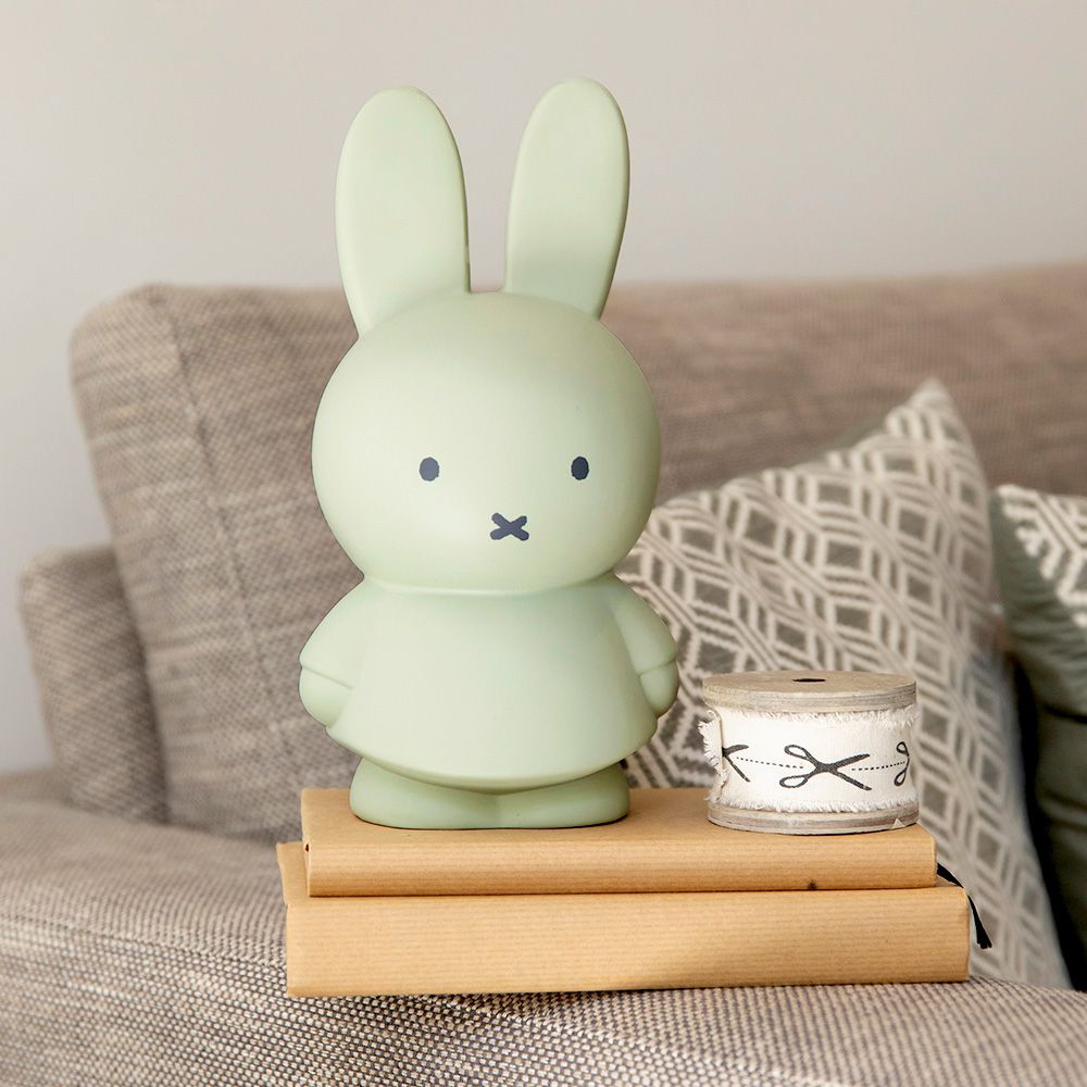 Miffy米菲兔公仔存錢筒(小號)-藍綠色