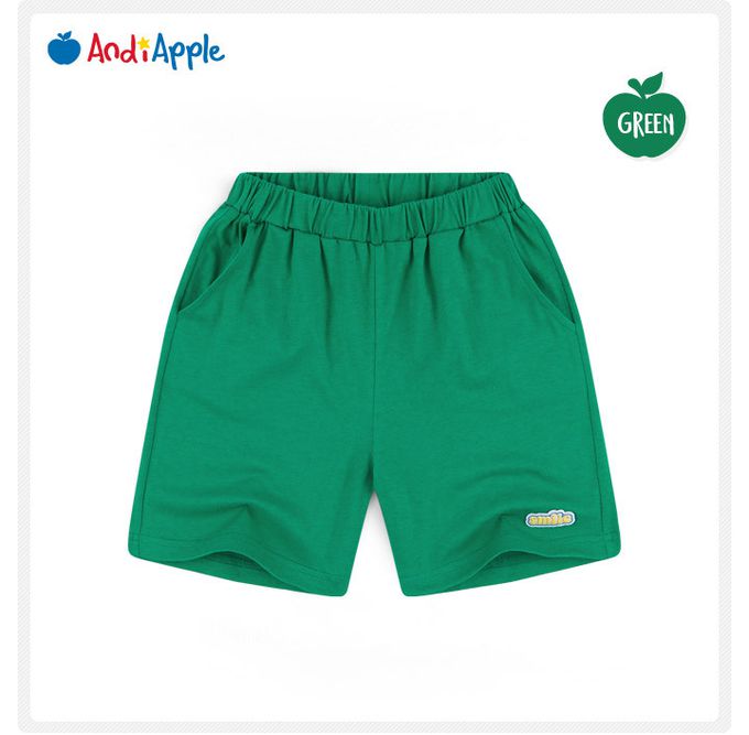 韓國 AndiApple - 衝浪小熊條紋短袖套裝-綠