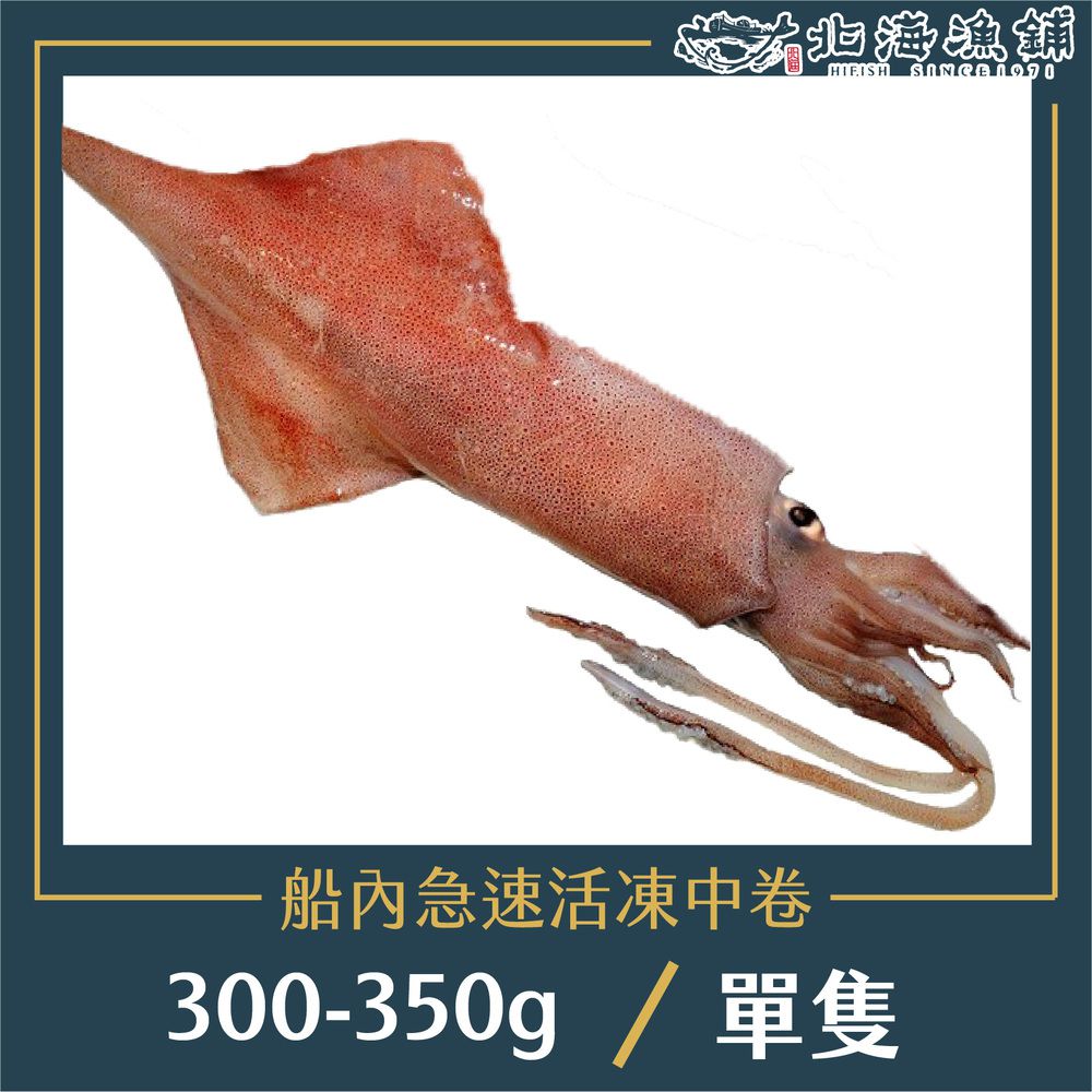 船內急速活凍中卷300-350g(1尾裝)/包