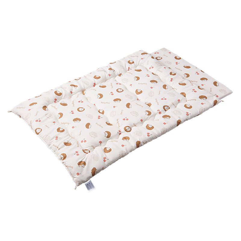 akachan honpo - 午睡被墊3件組-刺蝟-淺卡其色