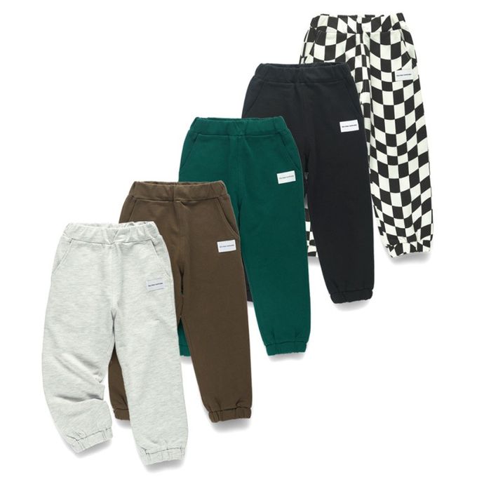 日本 BRANSHES - 柔軟舒適百搭縮口長褲-深綠