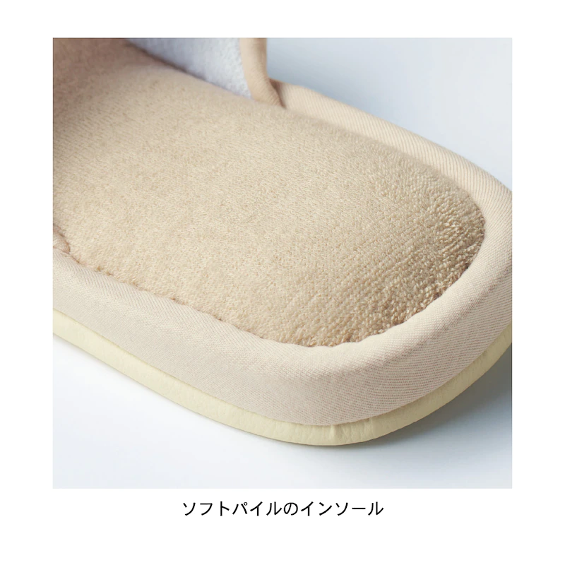 日本千趣會 - 迪士尼 刺繡夾腳室內拖鞋-雪花結晶-米 (23-25cm)