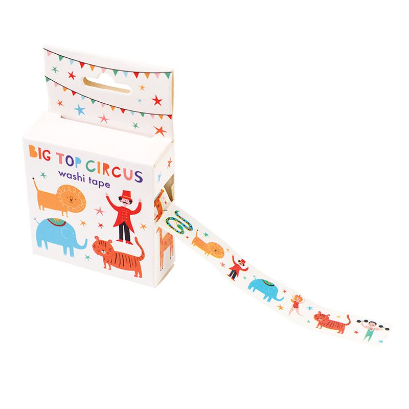 英國 Rex London - 圖案紙膠帶-馬戲團