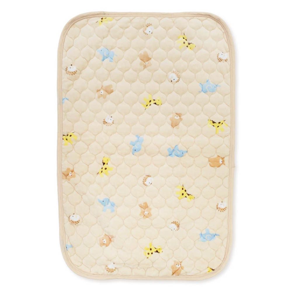 柔軟保潔墊-動物 標準尺寸-淺卡其色 (70×120cm)