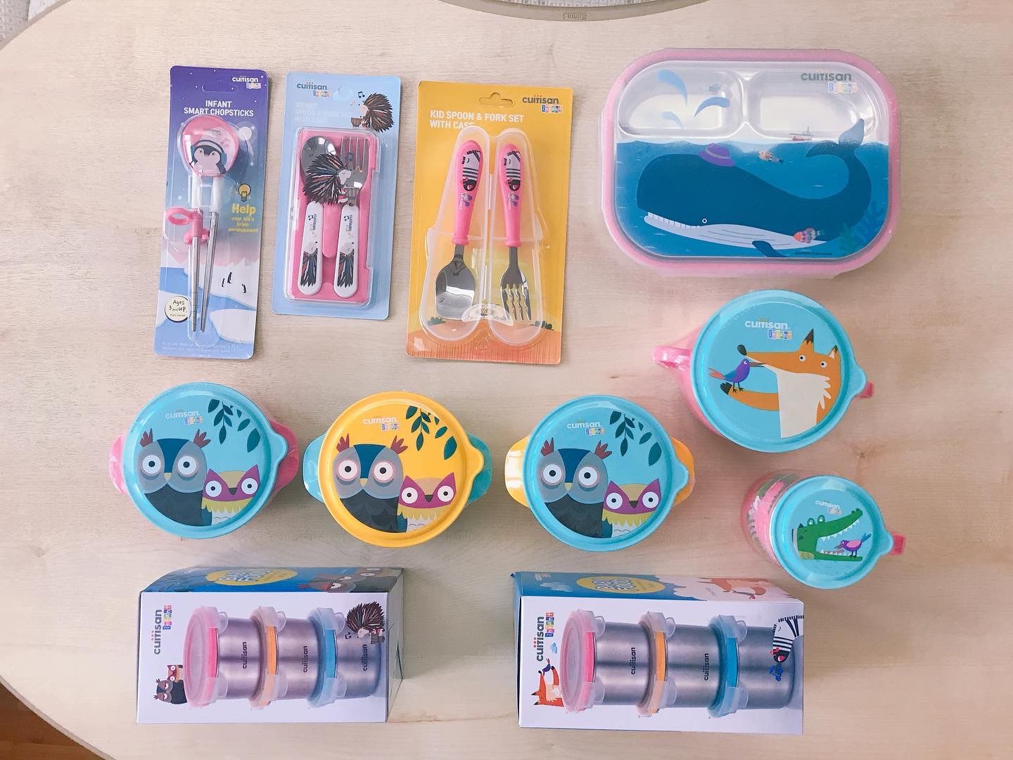 分隔不混味！韓國 Cuitisan 酷藝師保鮮盒 可微波的不銹鋼！