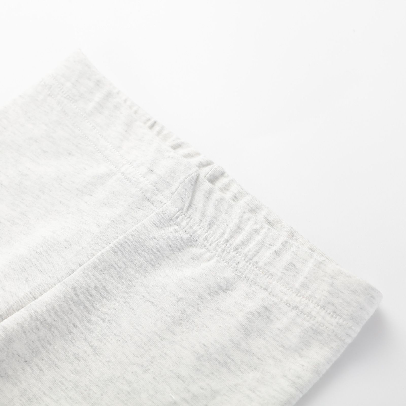 Jumping meters - 可愛刺繡立體腰鬆緊內搭褲-獨角獸-麻灰色