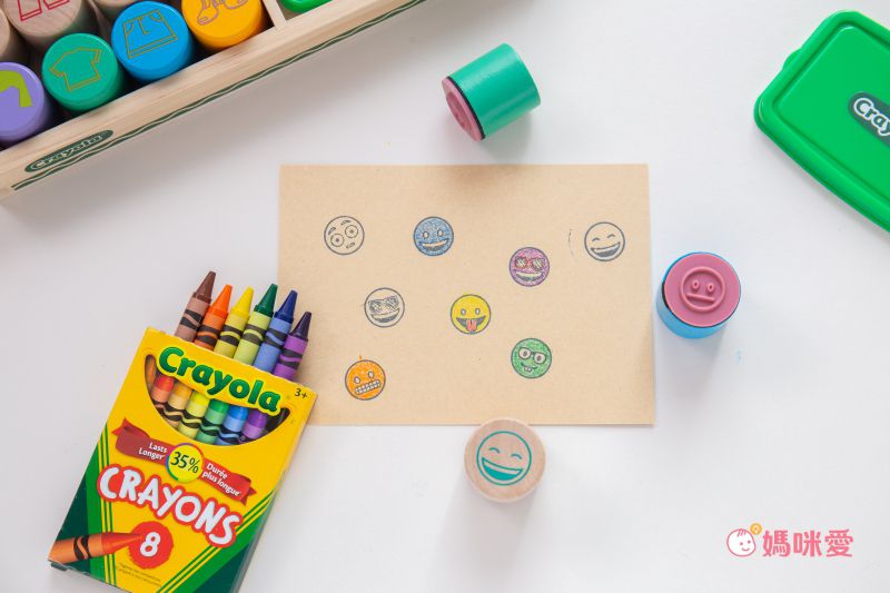 Crayola繪兒樂 - 早教創意啟蒙趣味蓋印組-【獨家送】美國繪兒樂方盒(透明)