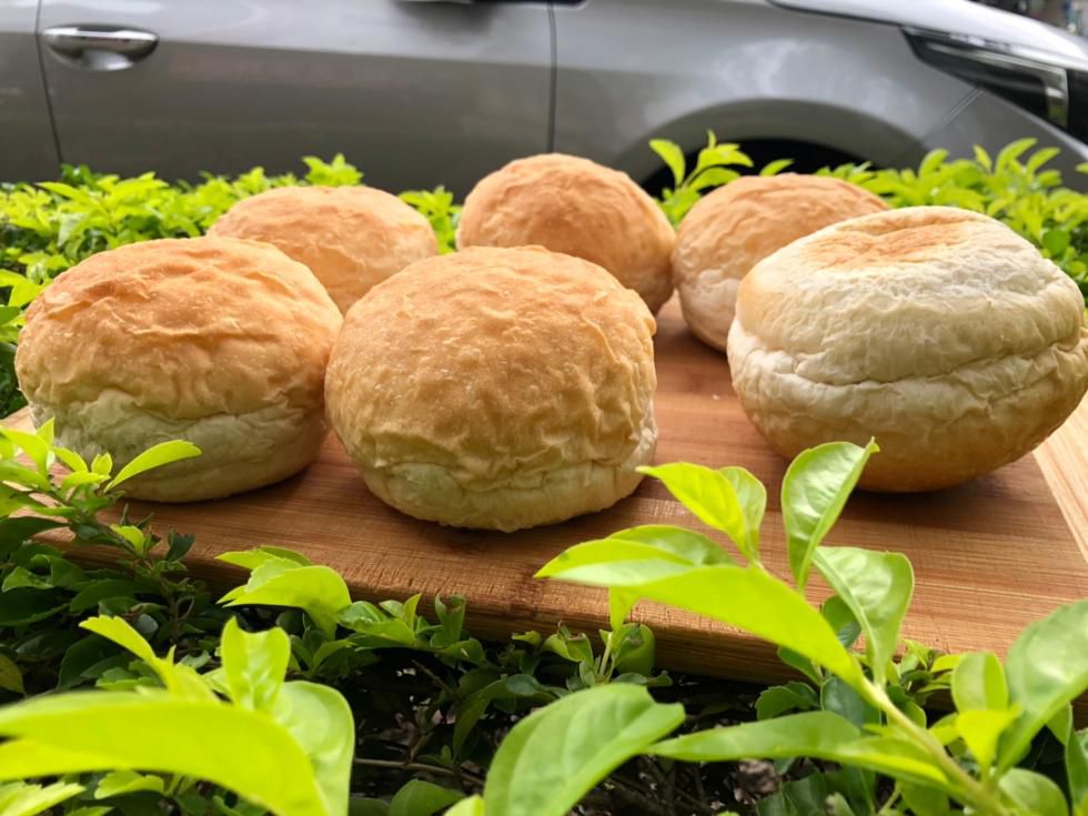 熱樂煎 - 英式超大顆圓形法國麵包(純手工製作/蛋奶素)-約80g/包