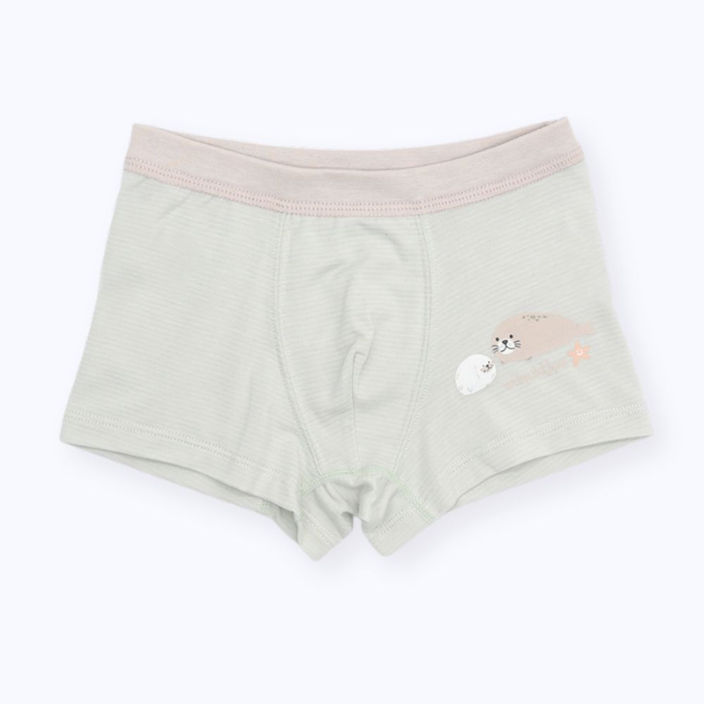 男童四角褲-溫柔對話的海豹