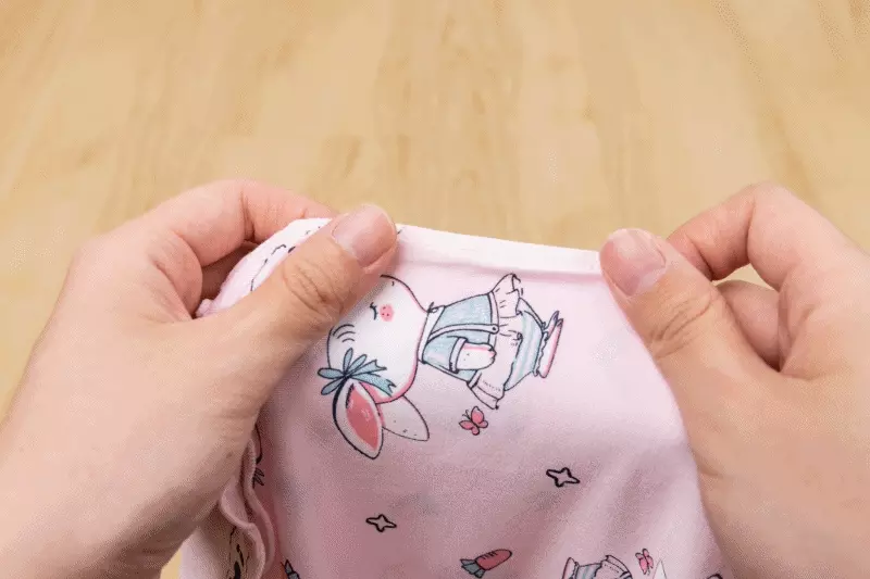 莫代爾涼感女寶連身睡裙/家居服-萌萌小兔-粉色