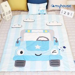 韓國 myhouse - 防蟎抗敏派對動物兒童睡袋 - 小汽車