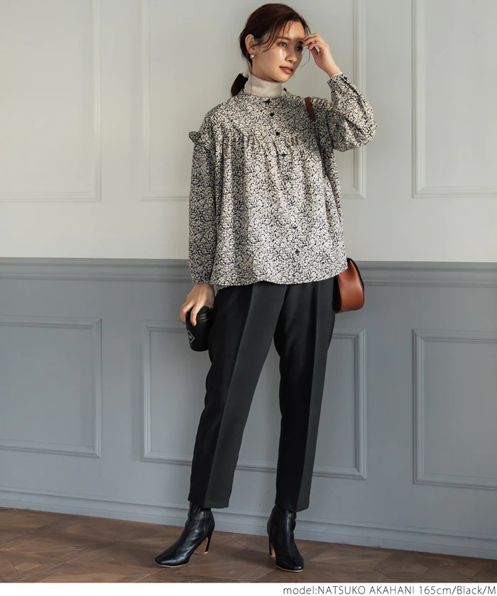 日本 COCA - 修身美型打褶西裝褲-芥黃